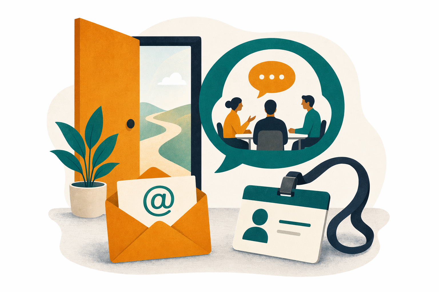 Illustration for Business & workplace English
